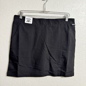 Tattoo Golf Skort 8 Black Skull Performance Womens Lined UV Wicking Skirt